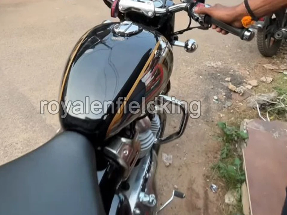 Paraurti Motore Compatto, Argento Originale Royal Enfield Classic 650 - Immagine 3 di 4