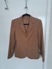 Us Polo Assn Ladies Brown Blazer Size Eur 38 / Uk 8