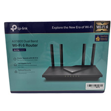 TP-Link Archer AX21 AX1800 Dual Band Wi-Fi 6 Router EasyMesh New, Sealed