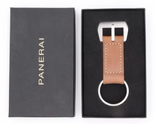 PANERAI KEYCHAIN LEATHER LLAVERO UNIQUE PIEL ORIGINAL BUCKLE KEYRING BOX NEW