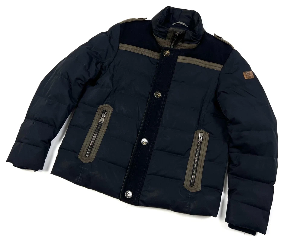 Auténtica chaqueta informal acolchada clásica para hombre PAUL&SHARK Fill Power 700 talla L/XL Foto 3 de 4