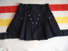 Utilikilt UK Black Utility Cargo Nordic Work Outdoor 35W Length 19 Kilt Mens