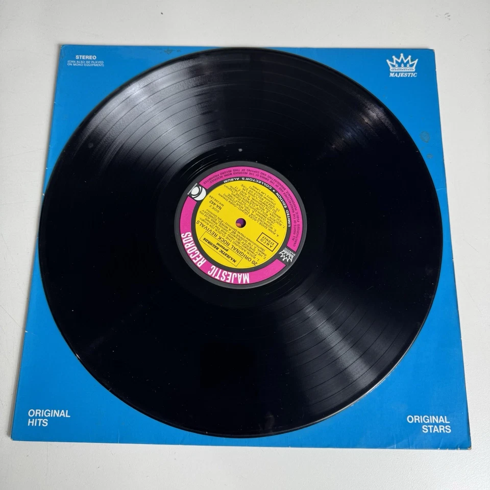 20 Rock Revivals Vinyl LP Majestic Records Original Hits NA442 Original Stars - Image 3 of 4