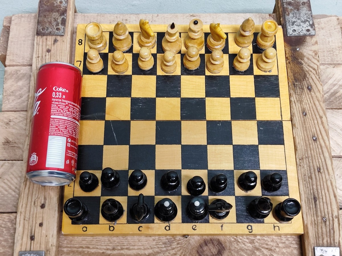 USSR Soviet Wood Tournament Chess Set Rare 1983 Old Vintage