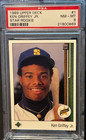 1989 Upper Deck - Star Rookie Ken Griffey Jr #1 (RC) PSA 8