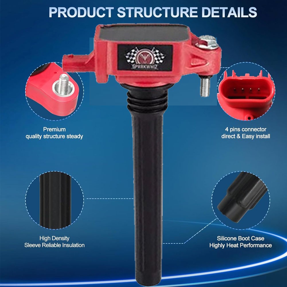 Performance Ignition Coils & Spark Plugs For Chrysler Jeep Dodge Ram 3.6L UF648