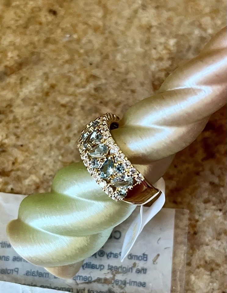 Bomb Party Ring 💍 Size 6 RG24720 "Golden Skies" 🩵 Original Collection - Image 3 of 4