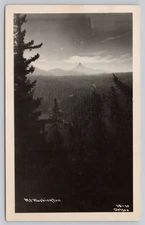 Mount Washington in the Cascade Range of Oregon RPPC Unposted Postcard