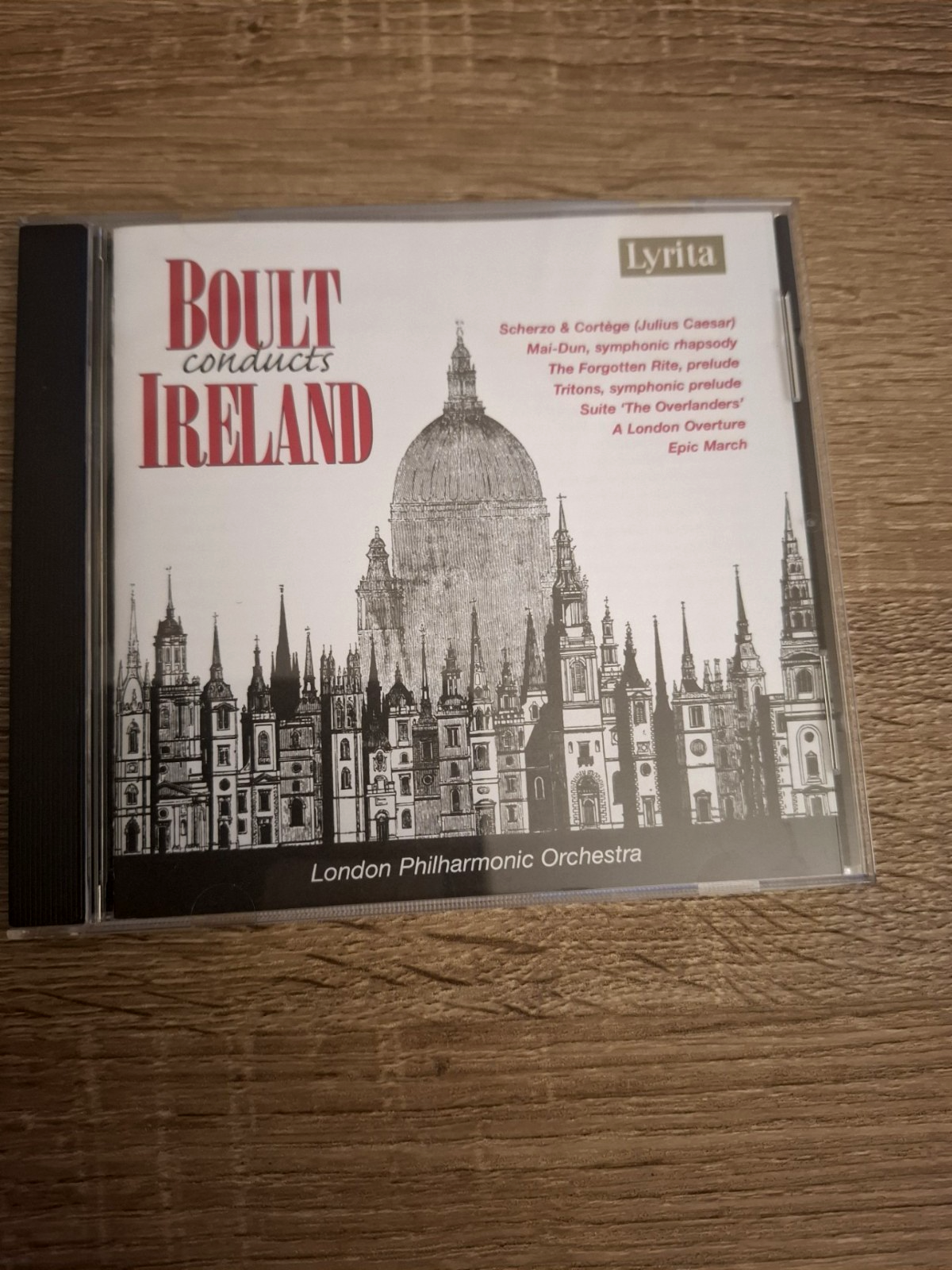 Sir Adrian Boult Conducts John Ireland CD - Lyrita/SRCD.240