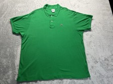 Lacoste Shirt Men s Green Short Sleeve Polo Shirt Size 9 Alligator Logo