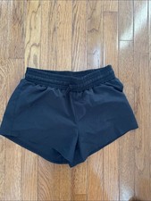 abercrombie kids Black Athletic Shorts with Elastic Waistband