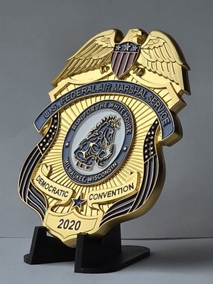  US FEDERAL AIR MARSHAL SERVICE REPUBLICAN DEMOCRATIC CONVENTIONS COIN