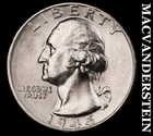1945 Silver Washington Quarter - Choice Gem Brilliant Uncirculated++++  #M9476