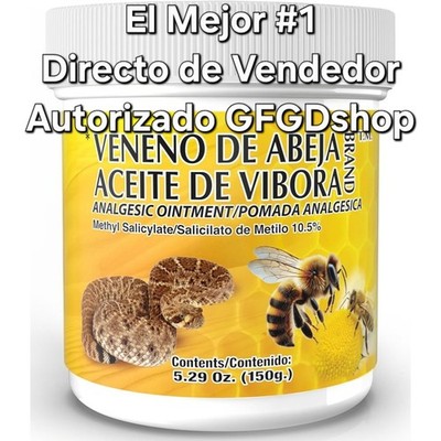 Veneno De Abeja Aceite De Vibora Crema Pomada Snake Oil Bee Venom Pain Ointment