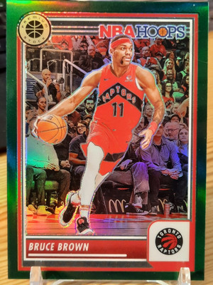 Bruce Brown 2023/24 Panini Premium Stock Basketball #202 Green Prizm 65/75