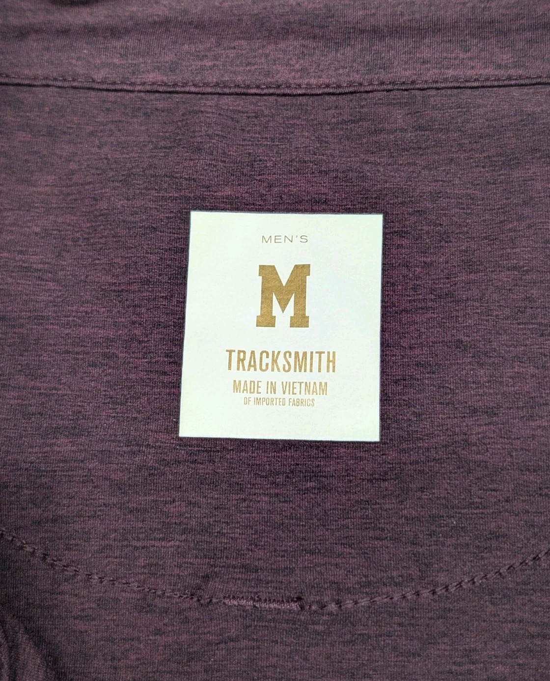 Tracksmith Session Full Zip Men's Medium Maroon L… - image 5