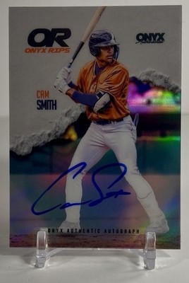 2025 Onyx Rips Cam Smith Autograph #RAB-CASM Houston Astros