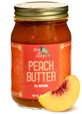 Peach Butter All-Natural Fruit Spread Gluten-Free 19 oz