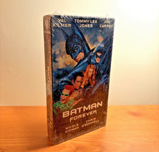 Batman Forever VHS 1995 - New Factory Sealed Watermark Warner Bros. DC Comics