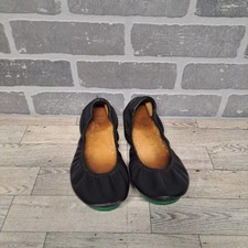 Tieks by Gavrieli Black Leather Ballet Flats Women's Size 8