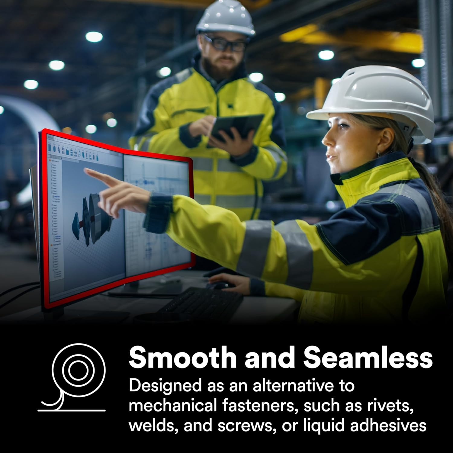 VHB Tape 5952 Double-Sided Acrylic Foam Tape - Heavy Duty, Industrial Mounting T