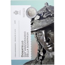 [#869867] San Marino, 2 Euro, Donatello, 2016, Rome, Bimetallic, MS