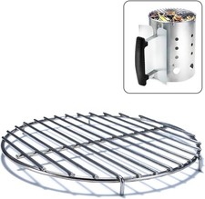 Chimney-Mate Charcoal Starter Grilling Grate | Sous Vide Searing Accessory | ...