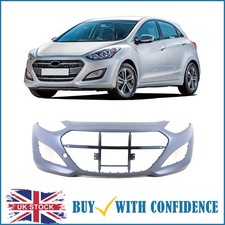 Front Bumper No PDC & Washer Holes Primed Fits Hyundai I30 5Dr 2012-2017 New