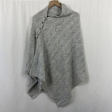 Seraphine Wool Blend Knit Gray Nursing Cover Women s O/S Cozy