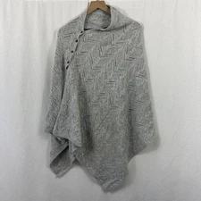 Seraphine Wool Blend Knit Gray Nursing Cover Women’s O/S Cozy