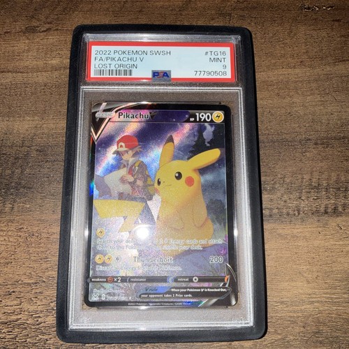 Pikachu V graded PSA 9 for sale on eBay