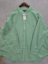 Polo Ralph Lauren Men's Shirt Gingham Classic Fit L/S Button Down 4XB NWT