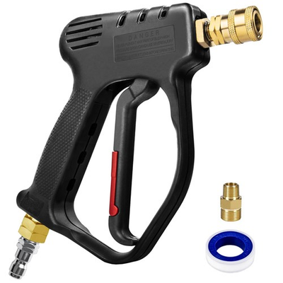 #ad MEKOH Short Pressure Washer Gun 4000 standard gun 4000psi Dark Night Black $31.97