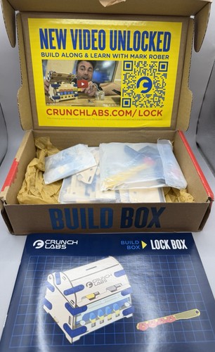 Crunch Labs Lock Box Mark Rober Build Box Open Box Complete | eBay