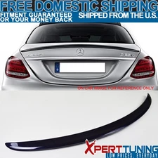 Fits 15-21 W205 4Dr AMG Trunk Spoiler Painted Cavansitblau Metallic # 890 - ABS