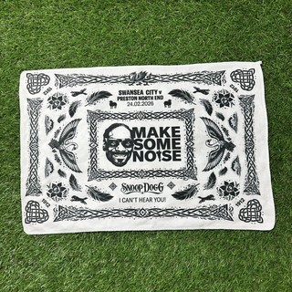Swansea City Snoop Dog 2026 towel from stadium. Limited Edition