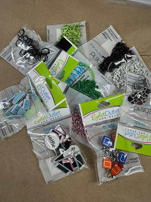 #ad #ad 10 Eyelet Outlet decorative amp; solid brad packages bundle lot $25.00