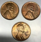 1949 P S D Lincoln Wheat Cents Penny Set of 3 Coins Lot AU/UNC 1c US Coin -3300