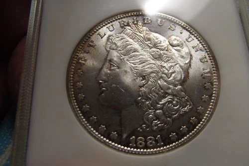 New Listing1881-S Morgan Silver Dollar NGC MS63 Undergraded Old Fatty Holder
