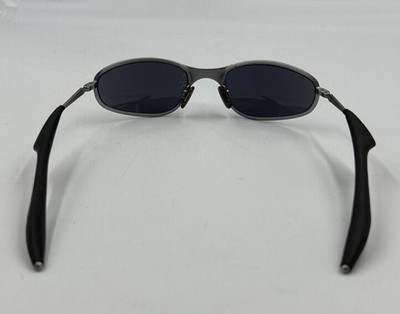 AUTHENTIC OAKLEY A-WIRE 1.0 SUNGLASSES SILVER FRAME /IRIDIUM LENS