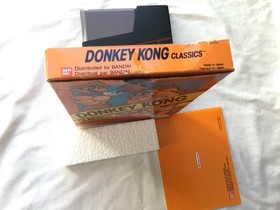 Donkey Kong Classics Nintendo NES FAH FRA complete CIB