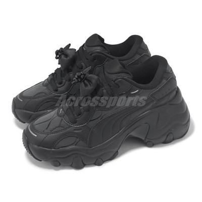 Puma Pulsar Wedge Wns Charms Black Women Casual Platform Shoes 400973-01