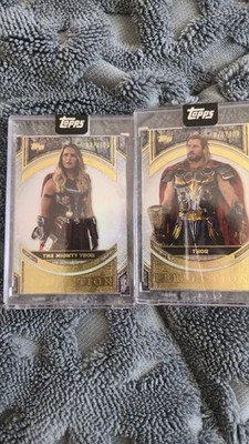 Topps Marvel Thor: Love and Thunder Perfection Cards The Mighty Thor & Thor