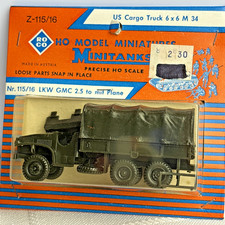 Roco Minitanks Z-115 WWII US M-34 GMC 2.5 T 6x6 Troop / Cargo Truck NIP