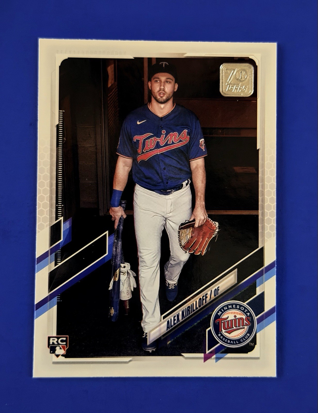 2021 Topps Alex Kirilloff Twins Image Variation SP Parallel Rookie Card #413