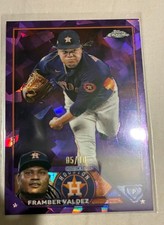 2023 Topps Chrome Sapphire Edition - Framber Valdez #342 Purple /10