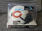 Justin Fields Autographed Chicago Bears Mini Helmet & visor Lunar Eclipse Alt.