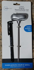 2 piece Digital Thermometer Set 32 - 392 F temperature range