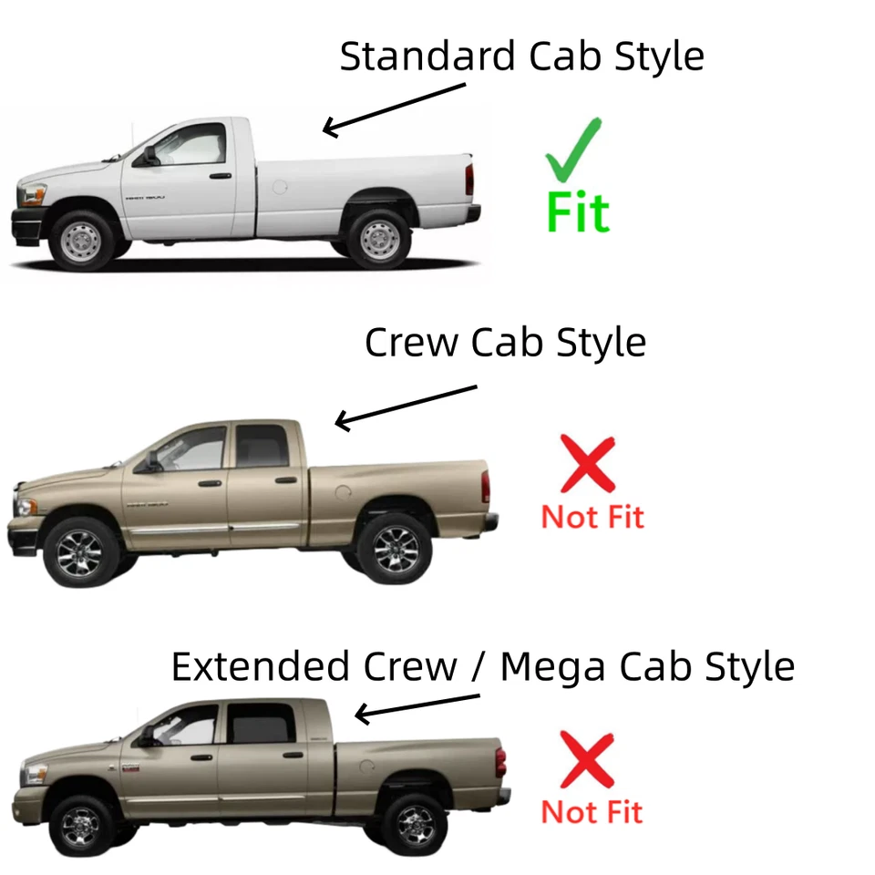 Fit Dodge Ram 1500 02-08 / 2500-5500 03-09 2-Dr Driver Left Door Window Glass Foto 3 de 4