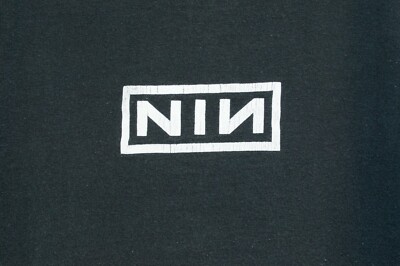 Vintage 90s Nine Inch Nails Logo Shirt Size XL Broken Vintage 90s Nine Inch Nails Logo Shirt Size XL Broken